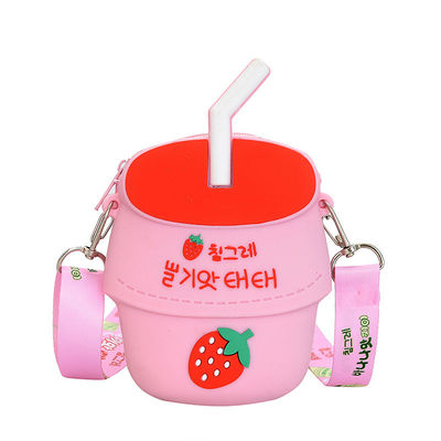 좋은 가격 콰이 실리콘 연필 케이스 BPA 무료 문구 조직자 메이크업 가방 크로스 보디 어깨 가방 가방 어린이 크리스마스 선물 온라인으로