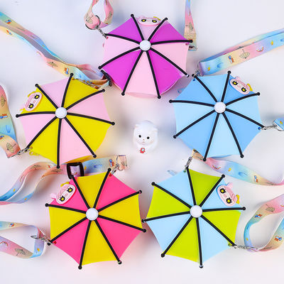 좋은 가격 실리콘 펜스 케이스 메이크업 가방 실리콘 코스 바디 어깨 가방 가방 만화 어린이 가방 어린이 핸드백 어깨 가방 온라인으로