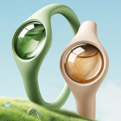 좋은 가격 재사용 가능한 실리콘 모기 기피 팔찌 온라인으로