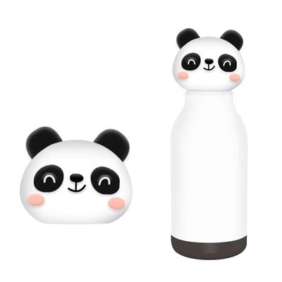 좋은 가격 16 Ounce Insulated Stainless Steel Water Bottle with Detachable Soft Animal Head for Kids and Teens 온라인으로