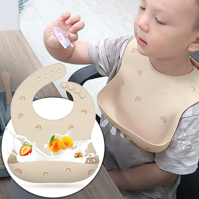 좋은 가격 세트, 극초단파 가능한 흡수 식기 세트를 먹는 오래가는 멀티신 실리콘 아기 온라인으로