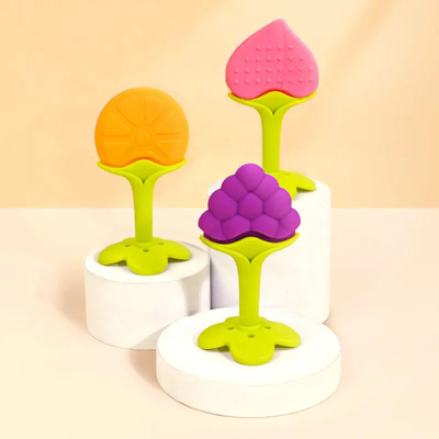 좋은 가격 재사용할 수 있는 향기가 없는 아기 실리콘 깨물고 노는 장난감, 다목적 감각 치생 완구 온라인으로