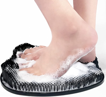 재사용할 수 있는 미끄러짐 방지 실용적 실리콘 쇄도 매트 발 마사지