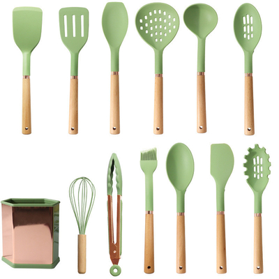 좋은 가격 13 PCS 실리콘 요리용품 주방용품 세트 주방 기기 및 주방 도구 터너 손톱, 스파툴라,?? 스, 브러쉬 온라인으로