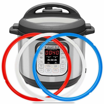 실리콘 인스턴트 냄비 2 팩 밀폐 반지 3 QT 5QT 6QT 8QT 6 Qt 파워 커커 내부 냄비 밀폐