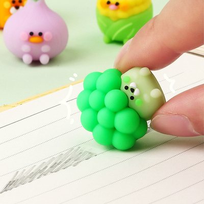 바다 동물 과일 귀여운 만화 연필 erasers 아이들을 위해 교실 수상 파티 Staionery