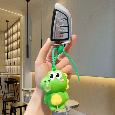 부드러운 실리콘 만화 키 체인 여자 손목에 완벽한 액세서리
