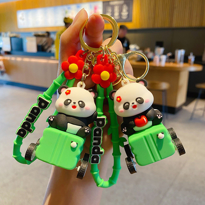 시리콘 키chain 주머니용 pendants 귀여운 panda keychain charms