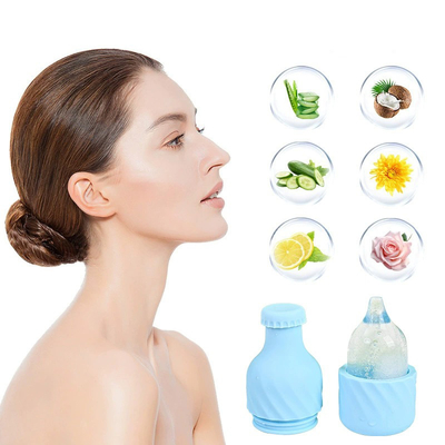 얼굴용 실리콘 아이스 롤러 붓기, 여드름, 홍조 완화를 위한 재사용 가능한 냉술 도구 BPA 없는 얼굴 마사지, OEM 지원