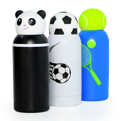 좋은 가격  Cartoon Kids Bestie Bottle Insulated Stainless Steel Water Bottle With Detachable Soft Head Fun Drinking For Kids, Flexible Reusable Straw 16 Ounce 온라인으로