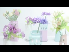 강한 흡인컵 장식 화분과 실리콘 꽃병 실리콘 장식 화분 식물 화분